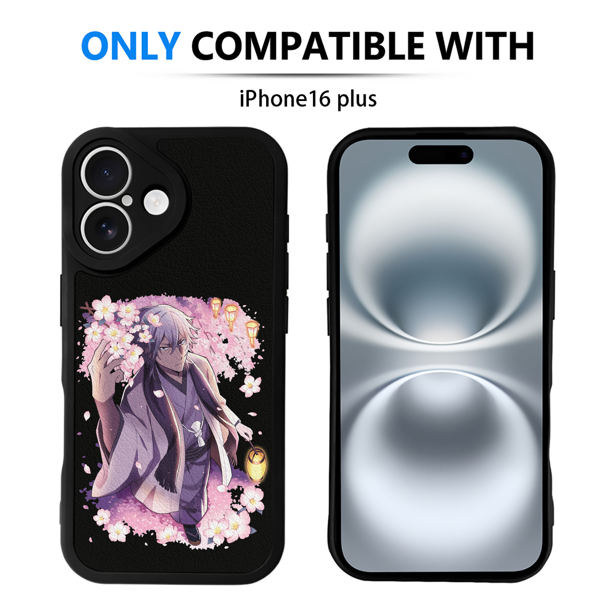 （画像用） 文豪ストレイドッグス Bungo Stray Dogs 【iPhone 16シリーズ対応】シリコンスマホケース（レザー調） 材質：シリコン
